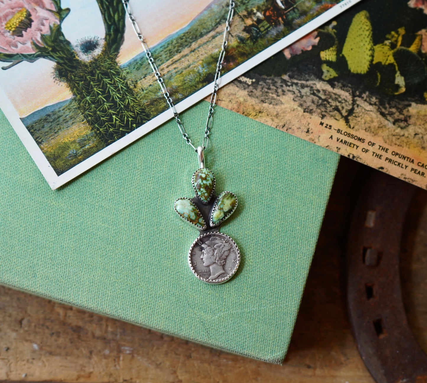 Sonoran Gold on a Mercury Necklace