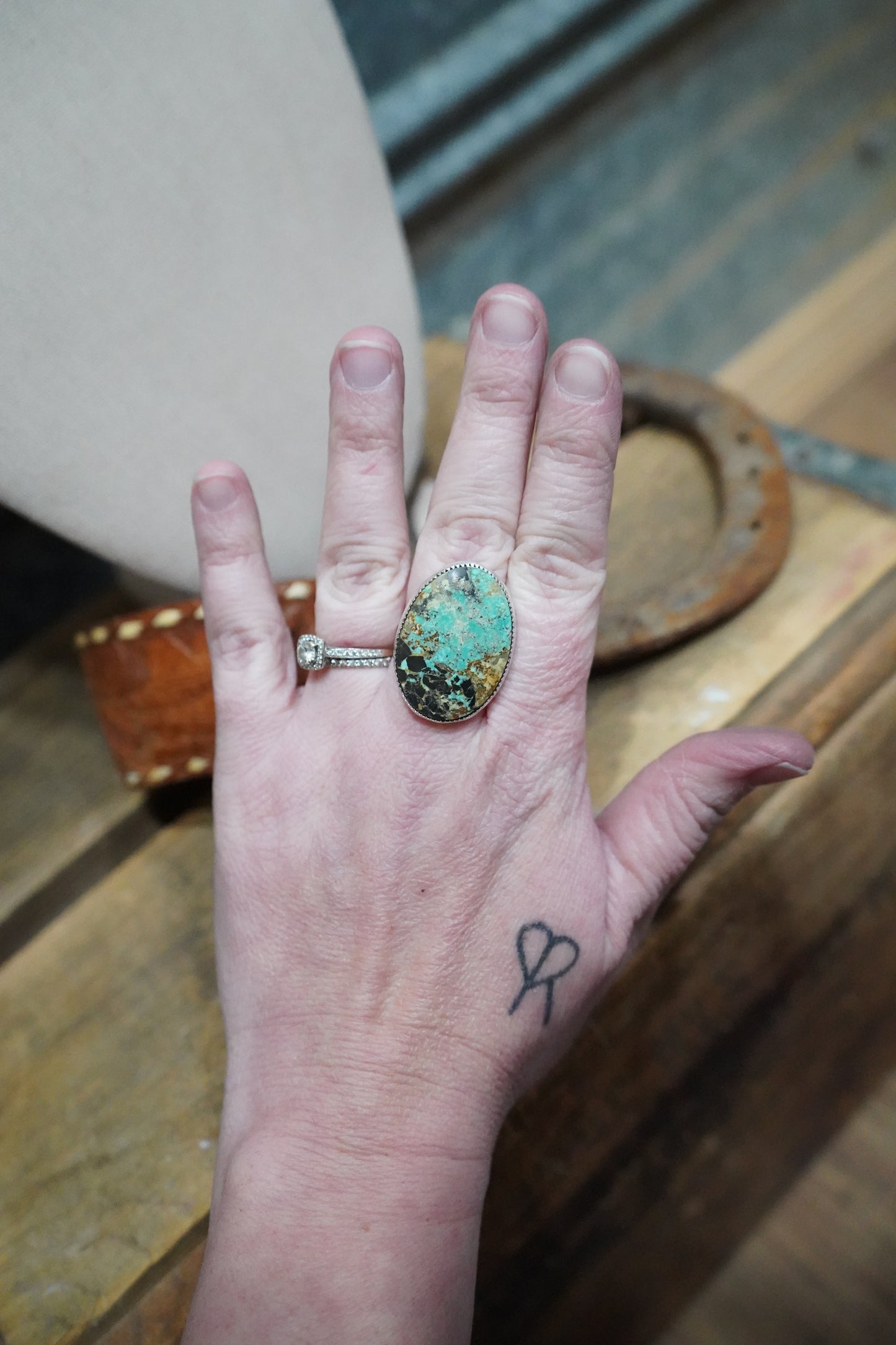 Black Jack Ring Sz. 9