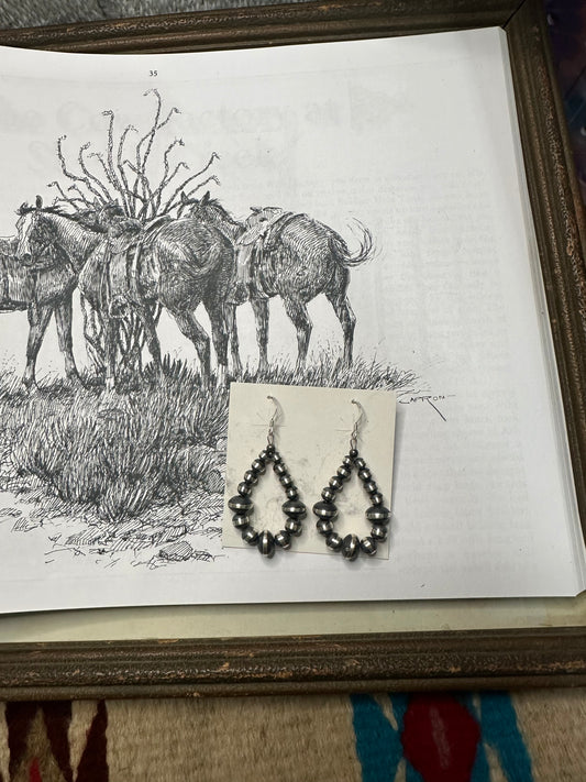 2" Navajo Pearl Earrings